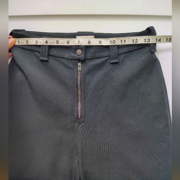 Wilfred free by Aritzia women's allwaze Exposed Front Zip high-rise pants sz 6. - Picture 14 of 17